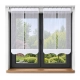 Firany panelowe LUNA – komplet 2 prostych paneli okiennych FL817